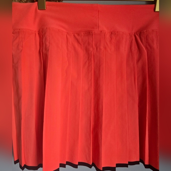 Nike, Victory Court Pleated Hyper Orange Skirt Skort Tennis Preppy Size Large - Picture 8 of 12